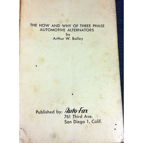 Vintage 1961 How and Why of 3 Phase Automobile Alternators Repair Mid-Century - Picture 2 of 10